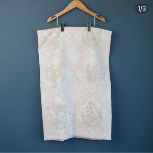 2/$20- Vintage cottagecore girls flat sheet